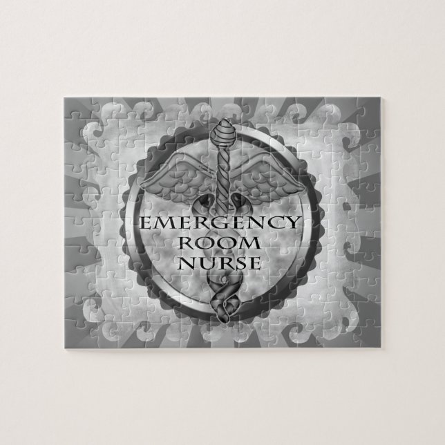 Puzzle Gray ER Nurse (Horizontal)