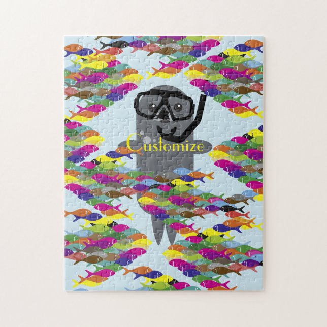 Puzzle Gray Seal Thunder_Cove (Vertical)