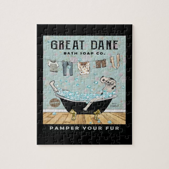 Puzzle Great Dane Dog Bath Soap Company (Vertical)