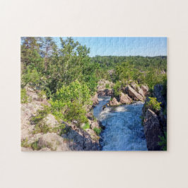 Puzzle Great Falls Maryland. Felicitaciones de Navidad