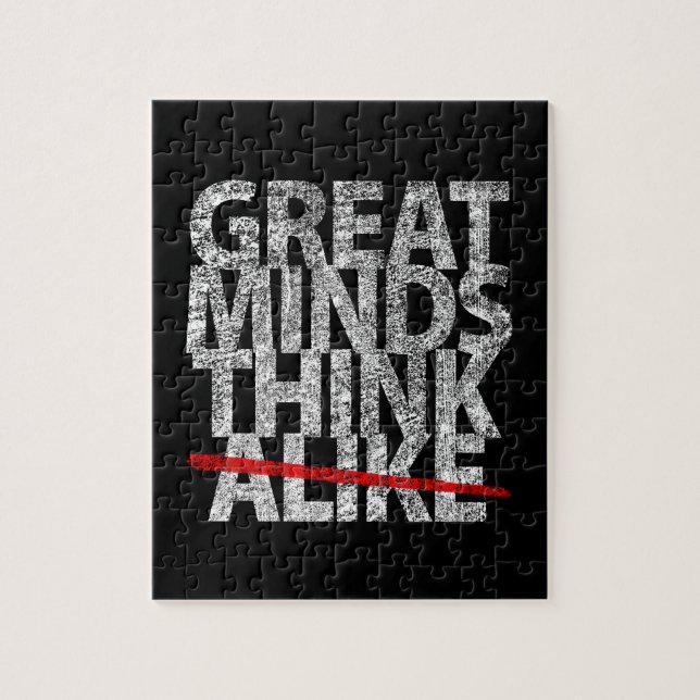 Puzzle Great Minds Think (Vertical)