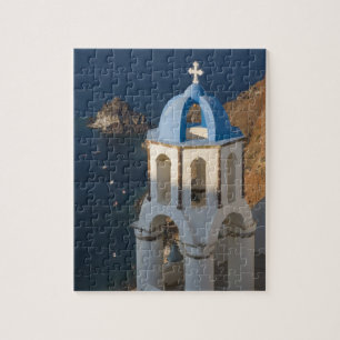 Puzzle Grecia e isla griega de Santorini pueblo de Oia 2