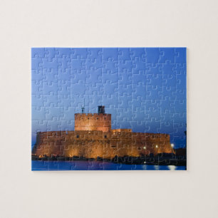 Puzzle GRECIA, Islas Dodecaneso, RODAS, Ciudad de Rodas: