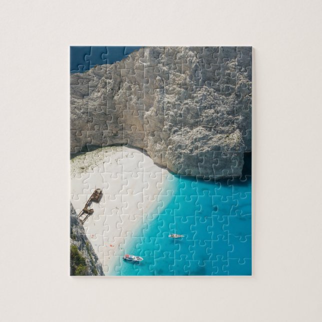 Puzzle GRECIA, Islas Jónicas, ZAKYNTHOS, SHIPWRECK (Vertical)