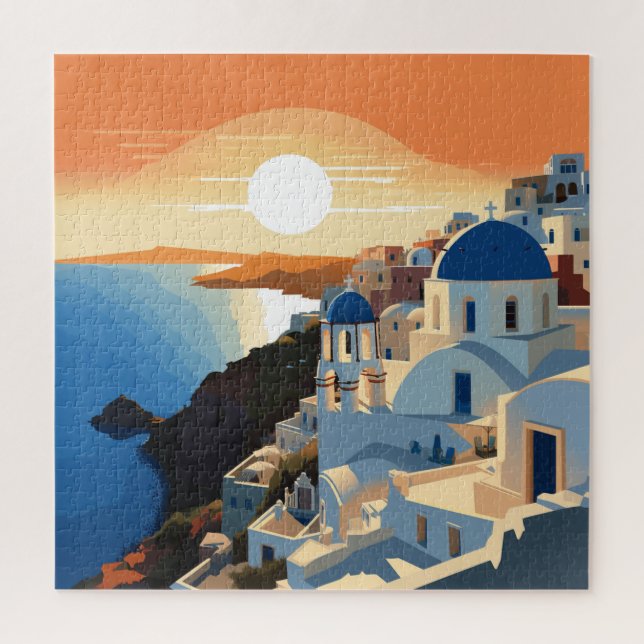 PUZZLE GRECIA SANTORINI #1 (Vertical)