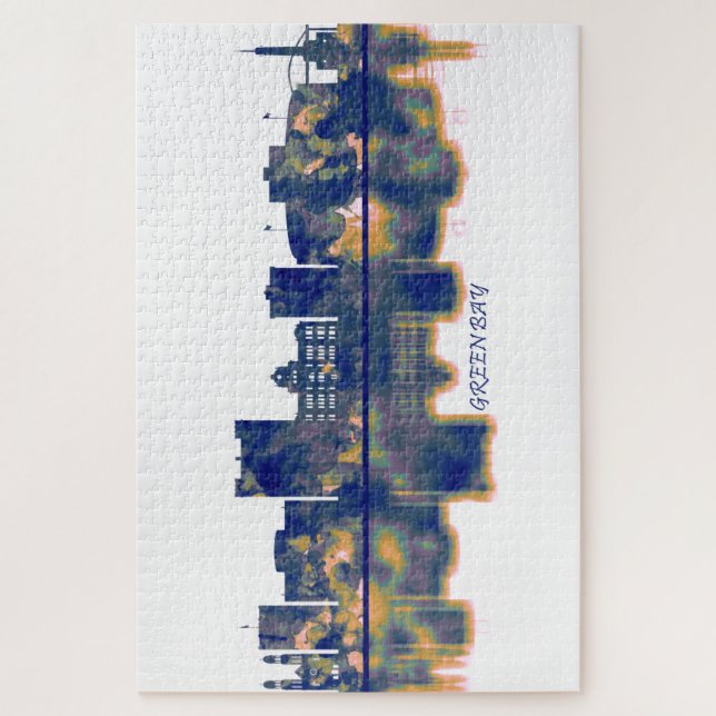Puzzle Green Bay Skyline (Vertical)