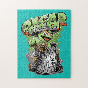 Puzzle Green Garbage Monster