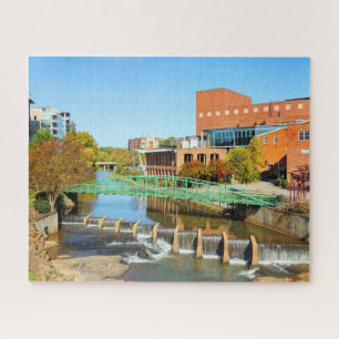 Puzzle Greenville, Carolina del Sur: Centro del Río Reedy