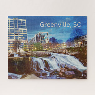 Puzzle Greenville, Centro de Carolina del Sur, Río Reedy