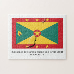 Puzzle GRENADA   Nación Bendecida   BANDERA GRENADIENSE