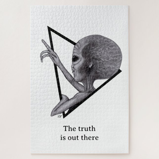 Puzzle Grey Alien, la verdad está ahí fuera (Vertical)