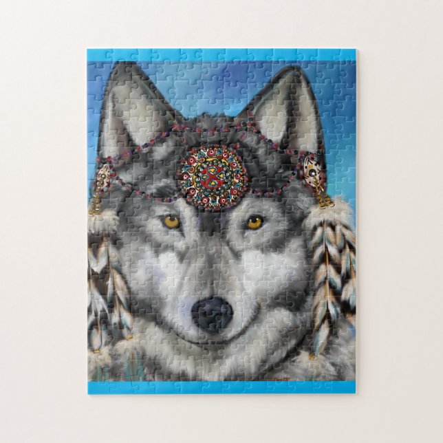 PUZZLE GREY WOLF (Vertical)