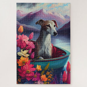 Puzzle Greyhound en una paleta: Una aventura escénica