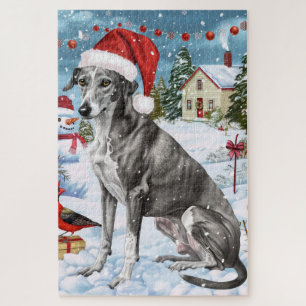 Puzzle Greyhound País de las Maravillas de Invierno Alegr