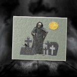 Puzzle Grim Reaper Graveyard<br><div class="desc">Este rompecabezas de rompecabezas es de un diseño original de cementerio de pañales mullidos por fotos de lujo.</div>