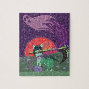 Puzzle Grim Reaper Puppy