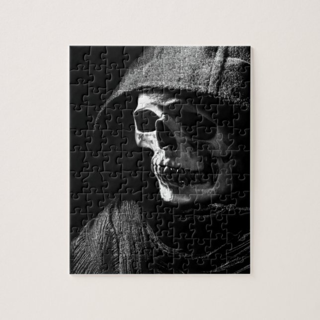 Puzzle Grim Reaper Skull (Vertical)