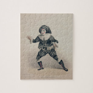 Puzzle Grimaldi como Scaramouche, del dell'Ar de Commedia