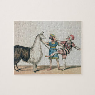 Puzzle Grimaldi y la alpaca, en la pantomima popular