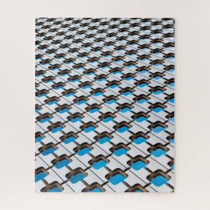 Puzzle Gris azul rompe