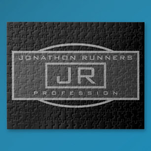 Puzzle Gris oscuro y negro esporátricos de los hombres