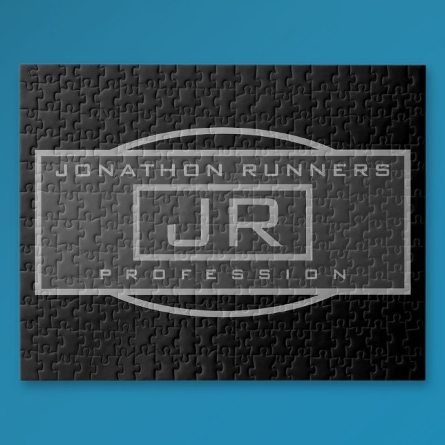 Puzzle Gris oscuro y negro esporátricos de los hombres (Subido por el creador)