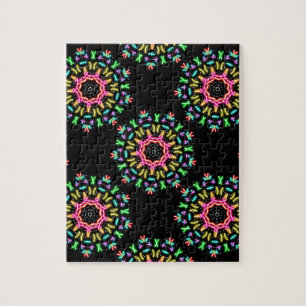 Puzzle Groovy neon