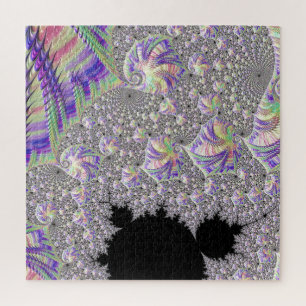 Puzzle Groovy Trippy Funky Psicodélico Arte Fractal
