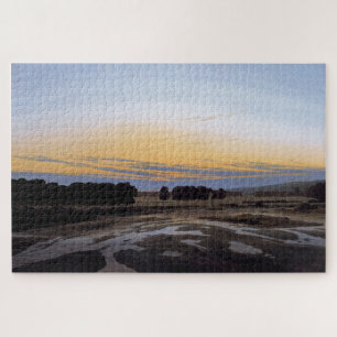 Puzzle Grosse Gehege cerca de Dresden: Paisaje tranquilo