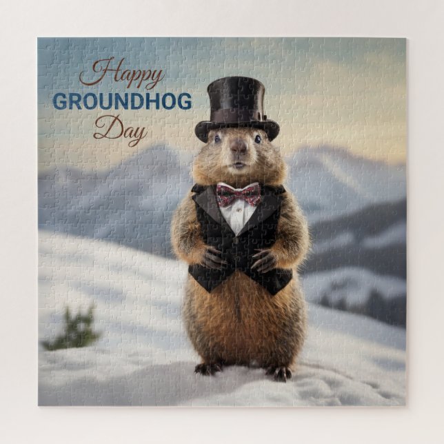 Puzzle Groundhog (Vertical)