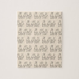 Puzzle Group Chat Cute Bears Pattern