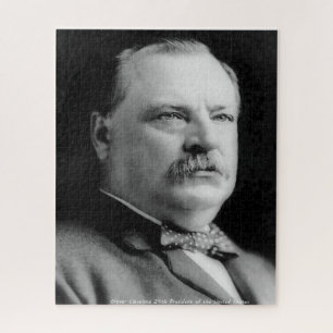 Puzzle Grover Cleveland 22º Presidente de América.