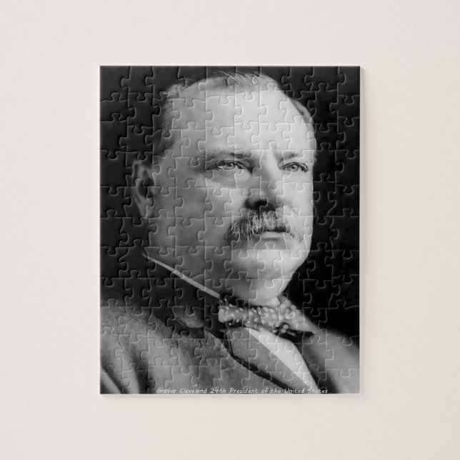 Puzzle Grover Cleveland 24° Presidente de América. (Vertical)