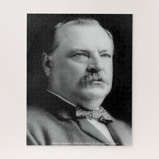 Puzzle Grover Cleveland 24° Presidente de América. (Vertical)