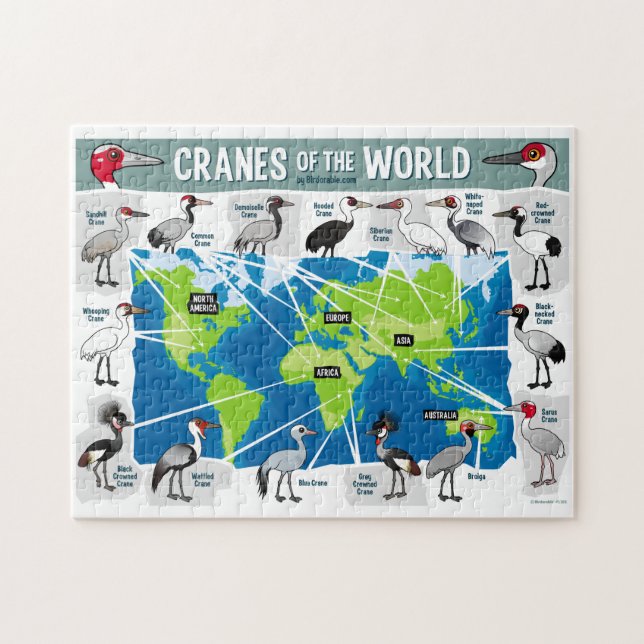 Puzzle Grúas del mundo (Horizontal)