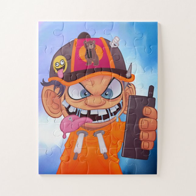 Puzzle Grumpy Kid (Vertical)