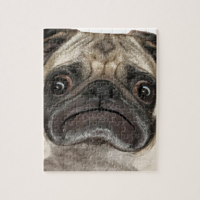 Puzzle Grumpy Puggy Gifts (Vertical)