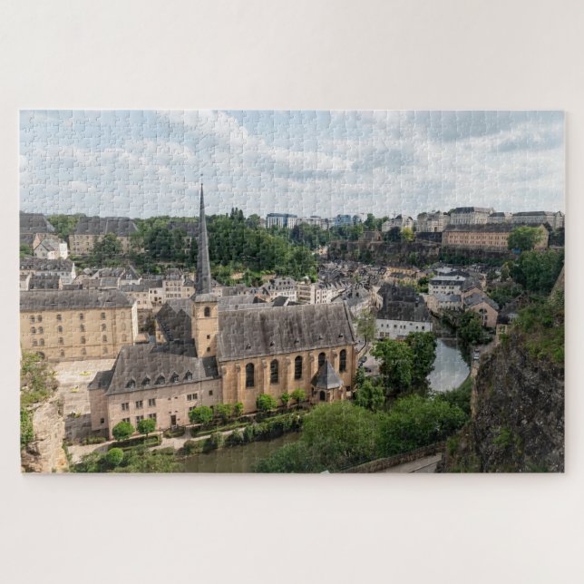Puzzle Grund Luxemburgo (Horizontal)