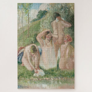Puzzle Grupo de Bañistas (1901) de Camille Pissarro