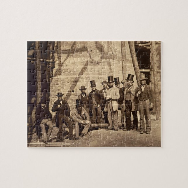 Puzzle Grupo de capataces, 1862 (foto) (Horizontal)