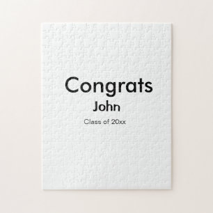 Puzzle grupo de graduados agregar nombre congrats fecha a