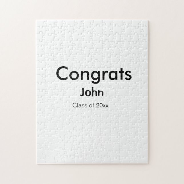 Puzzle grupo de graduados agregar nombre congrats fecha a (Vertical)