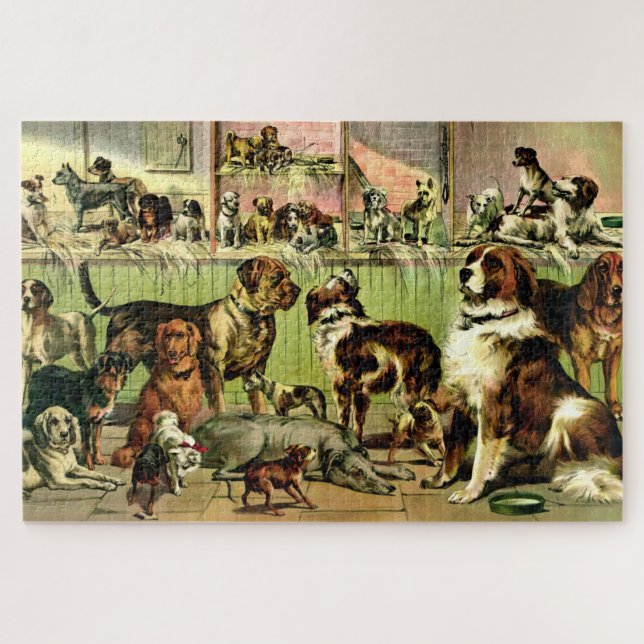 Puzzle Grupo de perros (Horizontal)