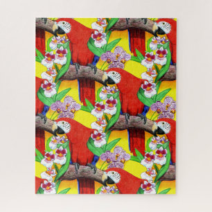 Puzzle Guacamayo rojo