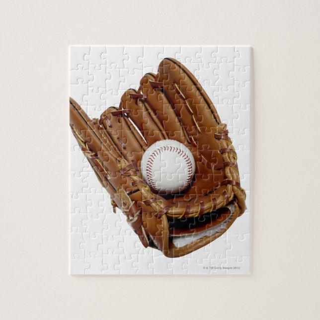 Puzzle Guante de béisbol y bola (Vertical)