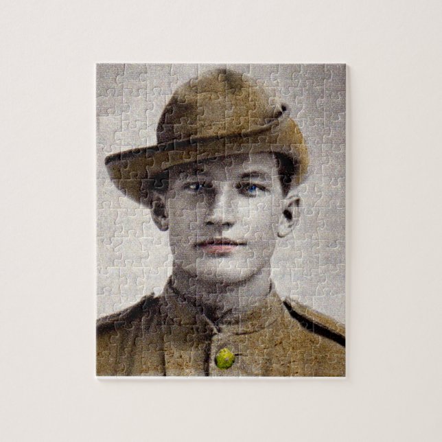 Puzzle guapo soldado de la guerra de Boer (Vertical)