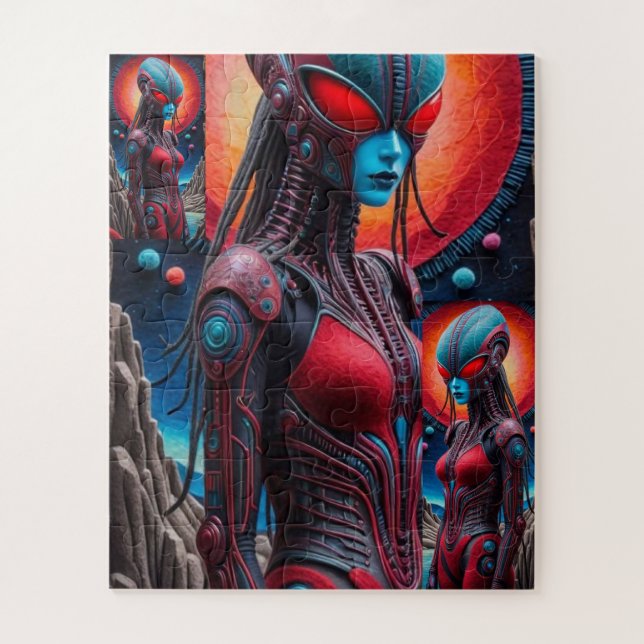 Puzzle "Guardián Celestial: El Protector Cósmico" (Vertical)
