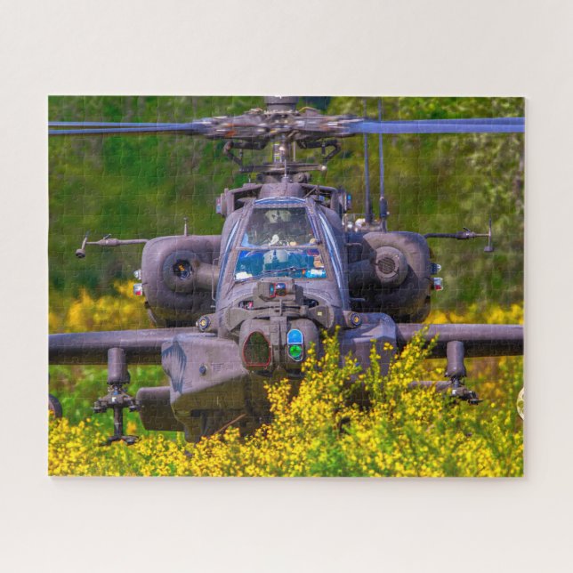 Puzzle GUARDIAN DE APACHE AH-64E (16x20 PULGADAS) (Horizontal)
