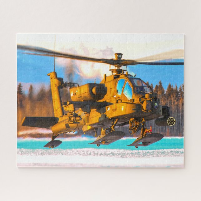 Puzzle GUARDIAN DE APACHE AH-64E (16x20 PULGADAS) (Horizontal)