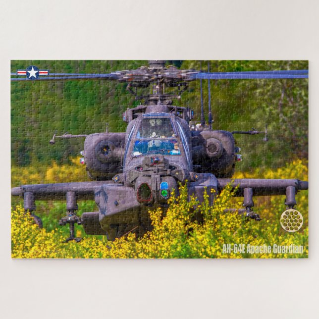 Puzzle GUARDIAN DE APACHE AH-64E (20x30 PULGADAS) (Horizontal)
